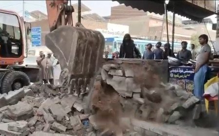 ملتان میں تجاوزات کے خلاف بھرپور کریک ڈاؤن